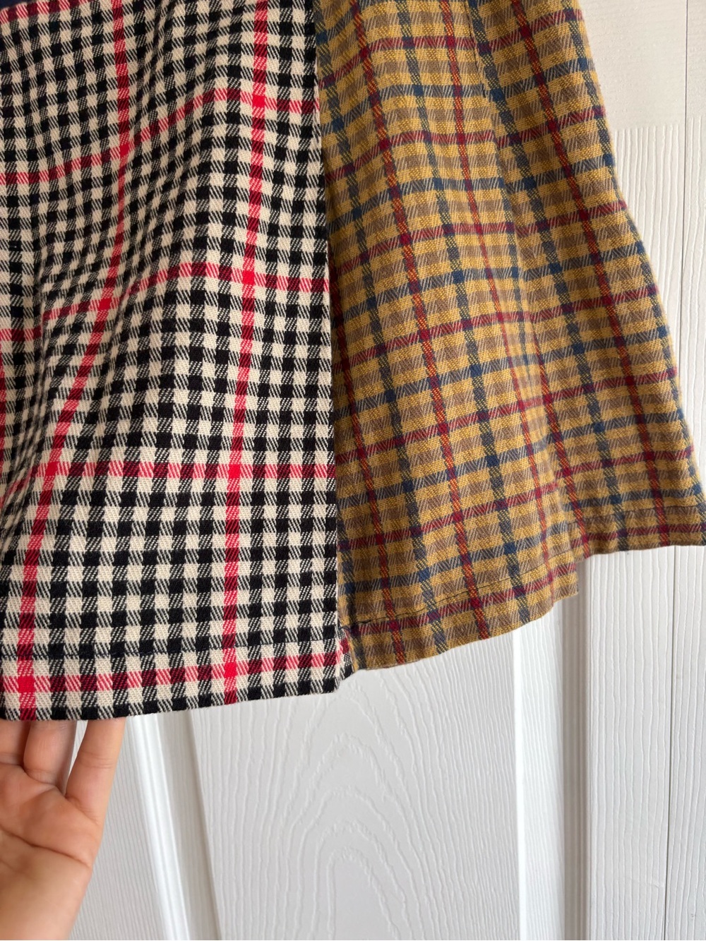 Rowing Blazers Target Patchwork Plaid Mini Skirt 14 Academia Preppy Schoolgirl - Picture 3 of 8